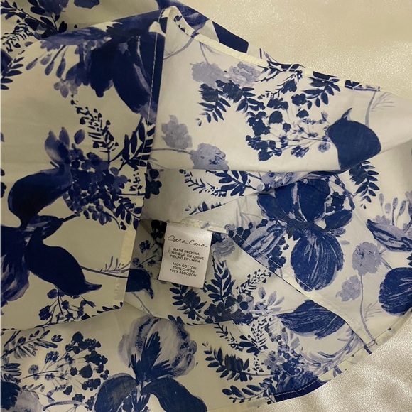 Cara Cara Hutton Dress in Evening Blue Hanging Orchids *NEW* - Picture 4 of 4